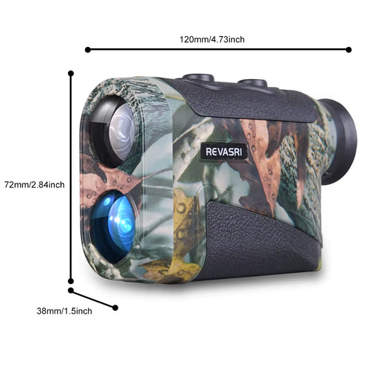 Golf Rangefinder Rechargeable Distance Meter with Slope Switch and Flag Lock Vibration for Golfing Promotion and Hunting